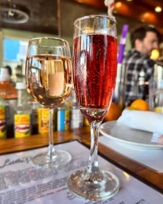 Drinks from Little Donna's. Photo credit: Amy Langrehr.