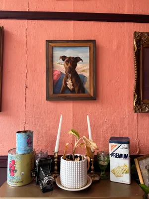 Inside Little Donna's restaurant in Upper Fells Point. Photo credit: Amy Langrehr.