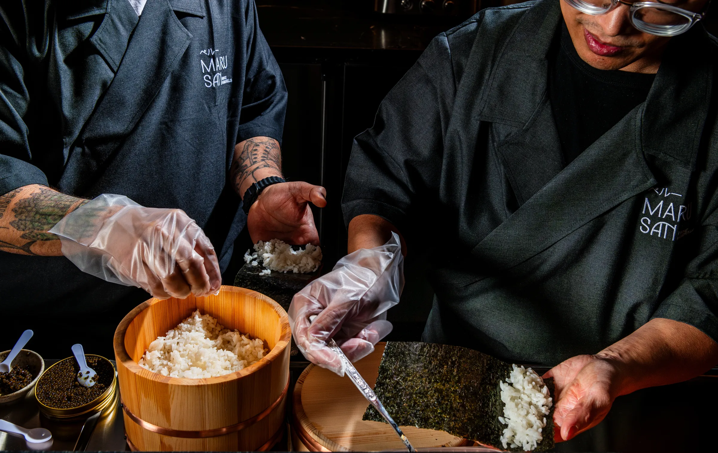 Rice makers and seaweed crispers can easily hide under the counter.