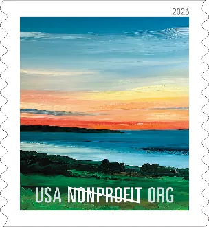 Summer Sunset Stamp