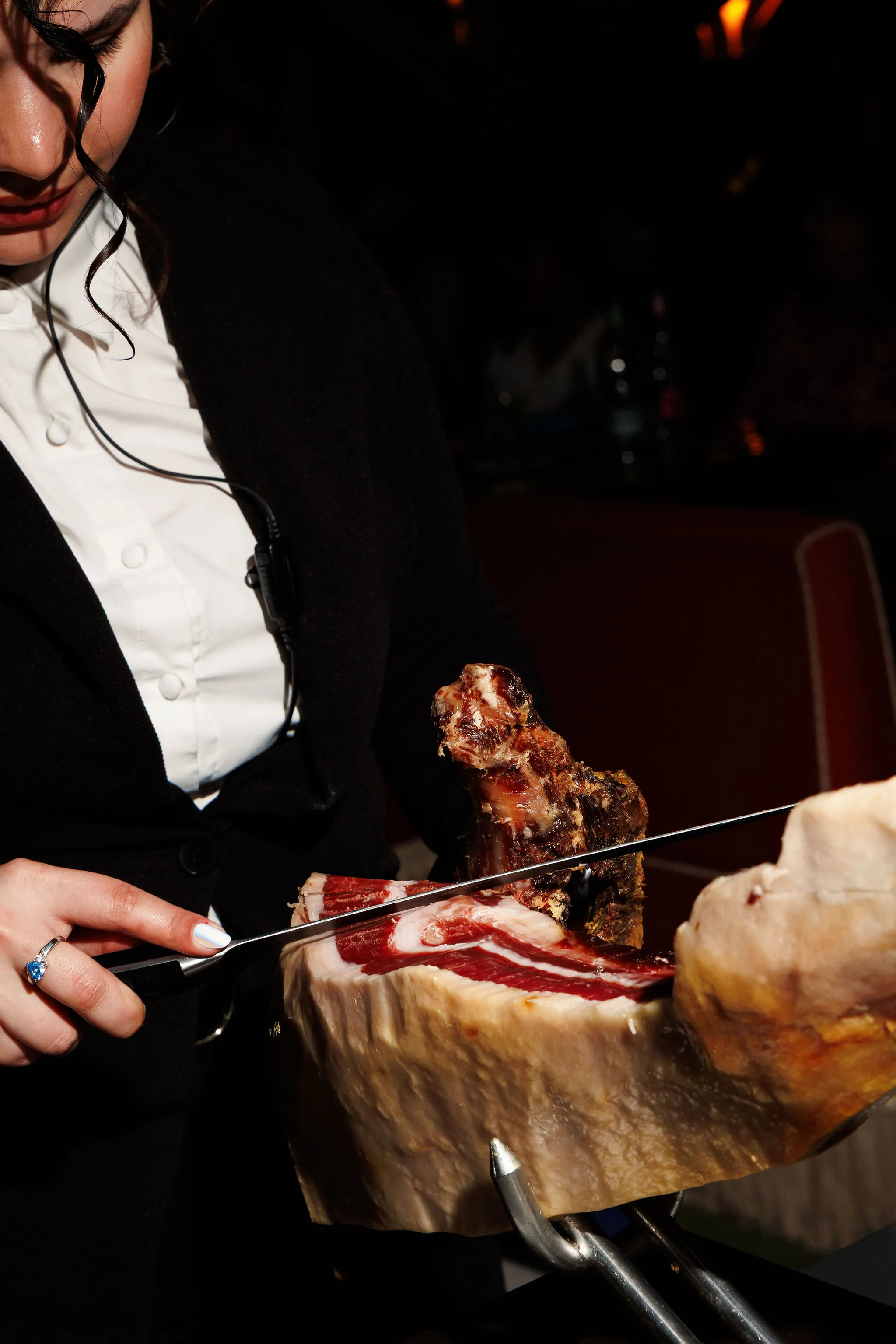The jamón experience is one of Bazaar Meat’s starring attractions.