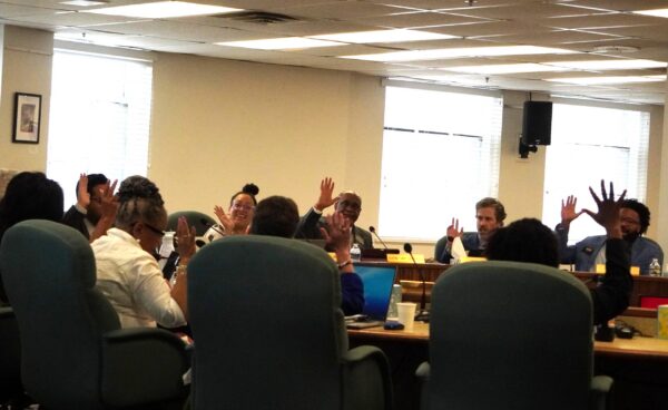 The Maryland State Board of Education convened in Baltimore to review the latest statewide school test outcomes. (Photo by William J. Ford/Maryland Matters)